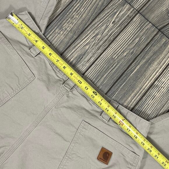 Carhartt B151 Tan Carpenter Pants Loose Original Fit 42x30 Workwear Farm Outdoor - Picture 3 of 7